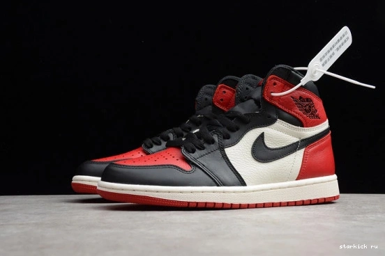 Jordan Bred 555088-610 555088-610 Toe Air 1 High Retro 0723